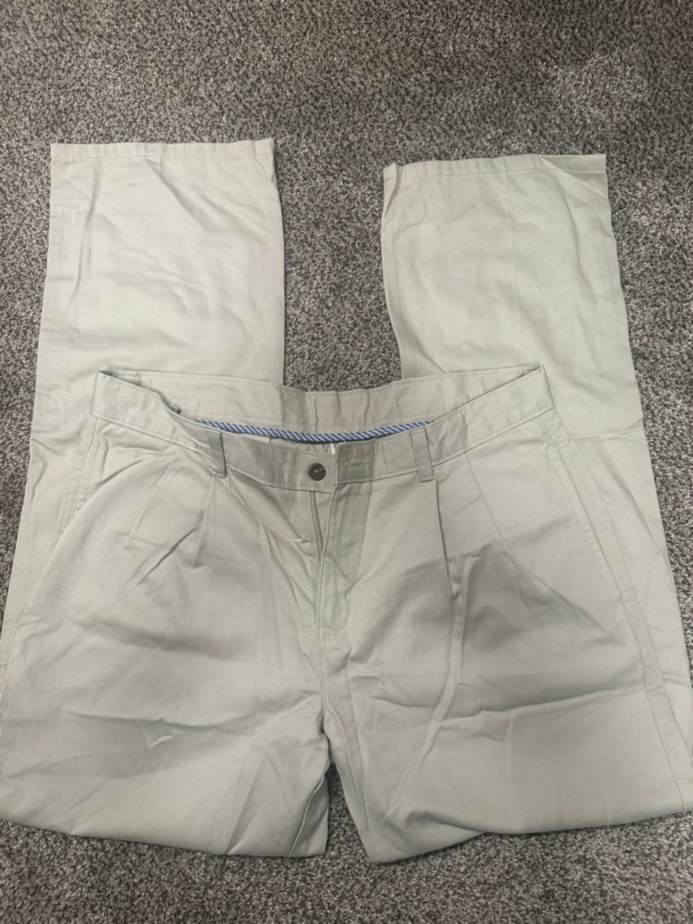 Boys Casual Chino Pants in Light Beige